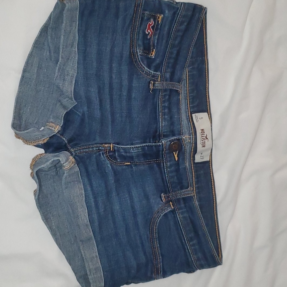 Hollister jean shorts